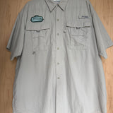Gray Thrifted Columbia PFG Shortsleeve