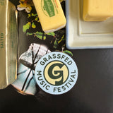 Grassfed Music Festival Circle Sticker