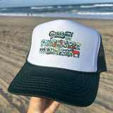 Green Doodle Trucker Hat