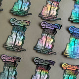 Holographic Illustration Sticker