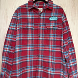 Red & Blue Redhead Thrifted Flannel