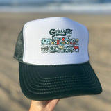 Green Doodle Trucker Hat
