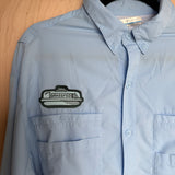 Light Blue Columbia PFG Thrifted L/S