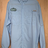 Light Blue Columbia PFG Thrifted L/S
