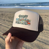 Brown Doodle Trucker Hat