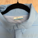 Light Blue Columbia PFG Thrifted L/S