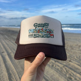 Brown Doodle Trucker Hat