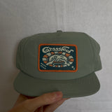 Grassfed Sun Patch Hat- Blue Nylon